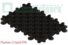Решетка газонная волна РГ-60.40.5,1 пластиковая черная