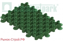 Решетка газонная волна РГ-60.40.5,1 пластиковая зеленая