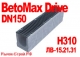 Комплект: Лоток BetoMax Drive ЛВ-15.21.31-Б бетонный с решеткой щелевой чугунной ВЧ кл.С,D,E