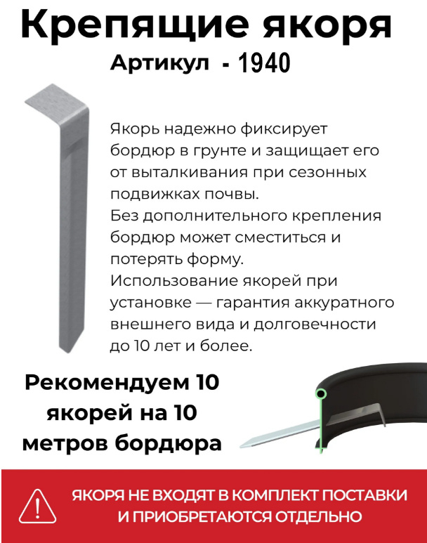 Бордюр садовый для малины, ежевики Канта Гарден (Standartpark KANTA Garden), оливковый, длина 20 м, высота 33 см, диаметр трубки 2,1 см 1
